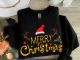 Reindeer Santa Hat Merry Christmas Unisex Sweatshirt - Cozy Holiday Graphic Pullover